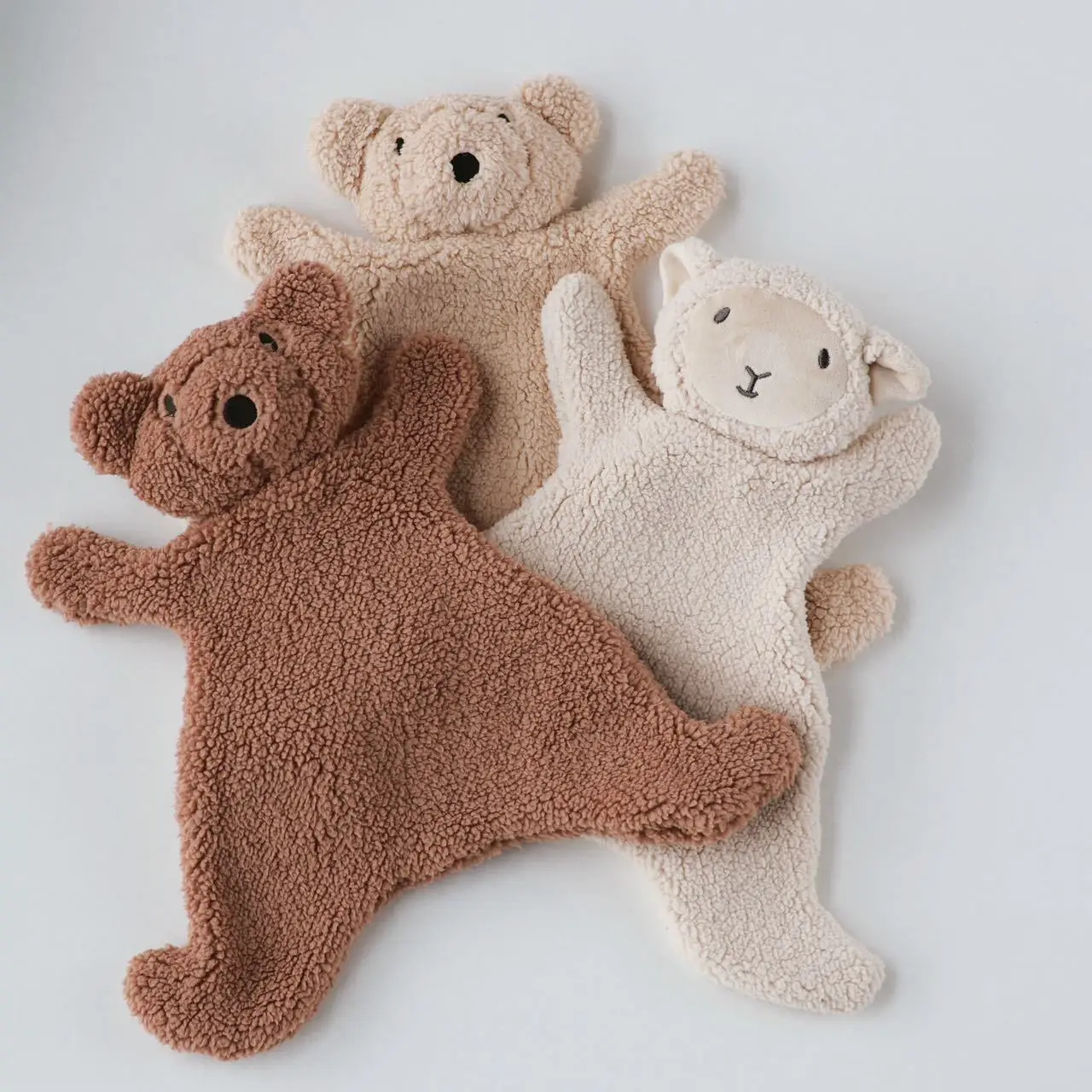 Osito de peluche suave calmante para bebé recién nacido