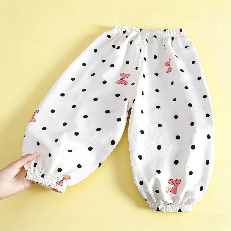 Pantalones antimosquitos de verano para bebé, finos y suaves - imagen 3