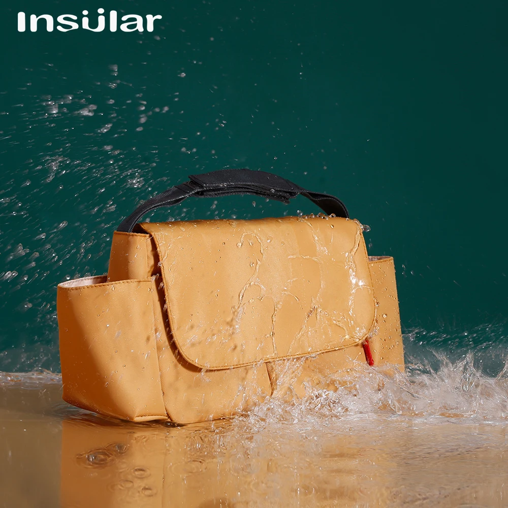 Bolsa organizador cochecito bebé portavasos cubierta impermeable - imagen 5