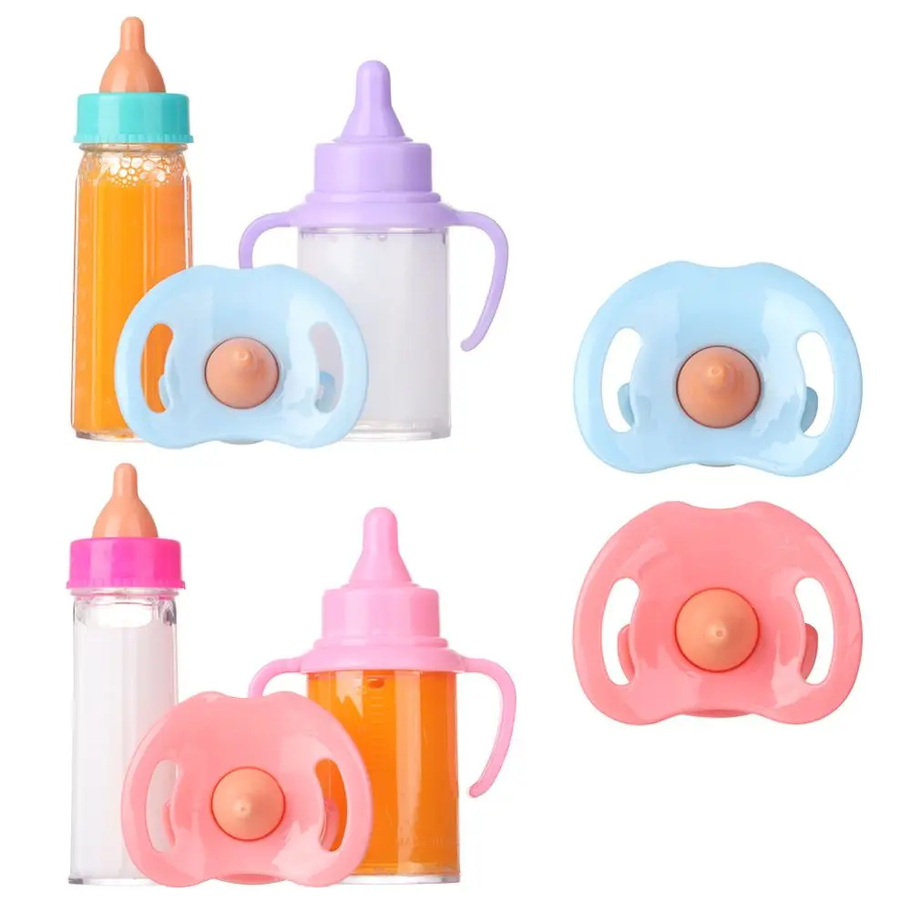 Set de alimentación para muñeca de 18 pulgadas con biberón y babero