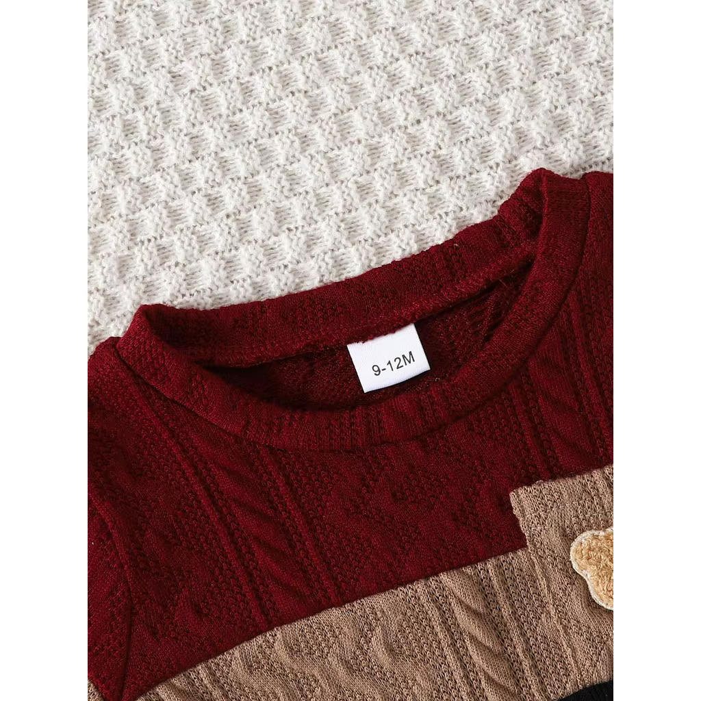 Conjunto de bebé para otoño e invierno: top y pantalón - imagen 3