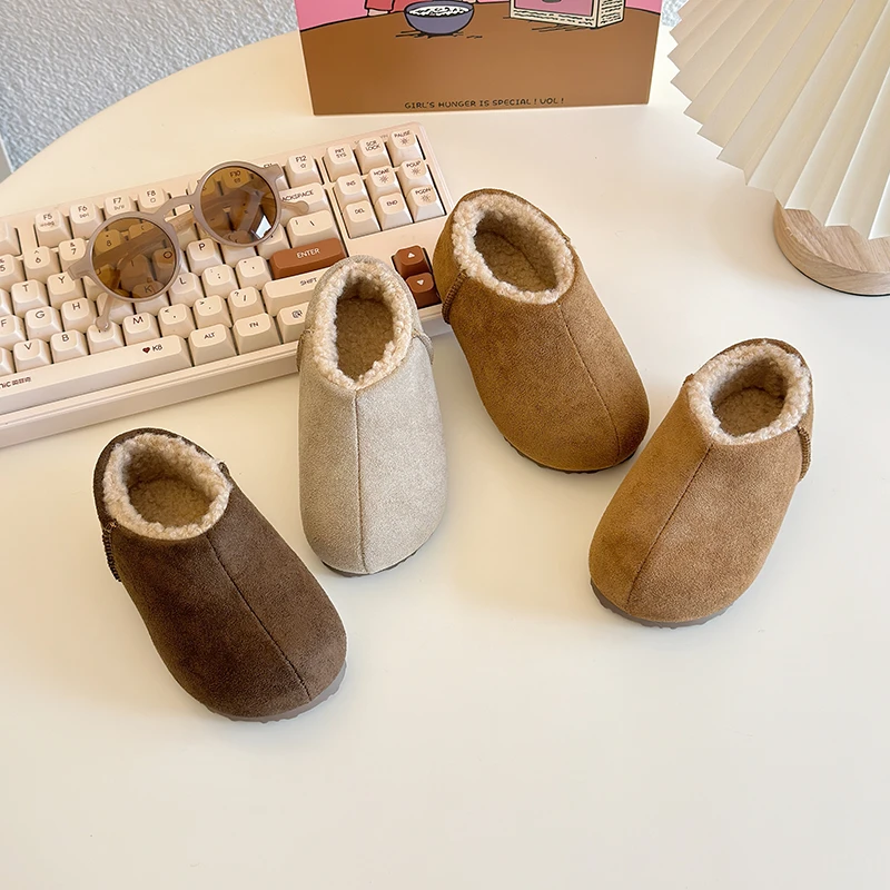 Botas de nieve con felpa para niños – Suela antideslizante - imagen 4
