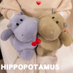 Peluche hipopótamo suave con algodón para bebé, almohada de juego