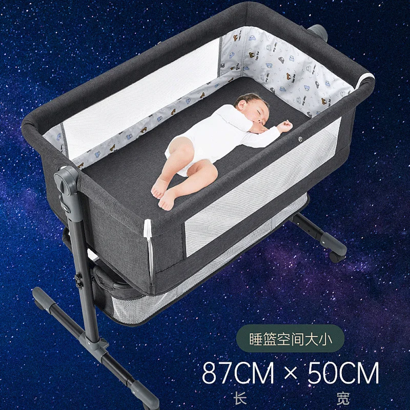 Cuna plegable multifunción para bebé recién nacido, portátil y mecedora - imagen 2