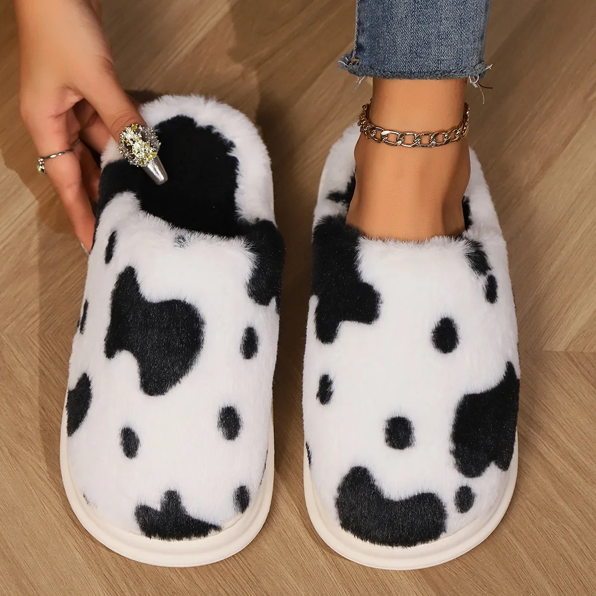 Zapatillas antideslizantes de algodón para niños – Suaves y cálidas
