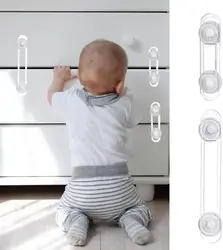 Cerraduras de seguridad adhesivas sin tornillos para niños