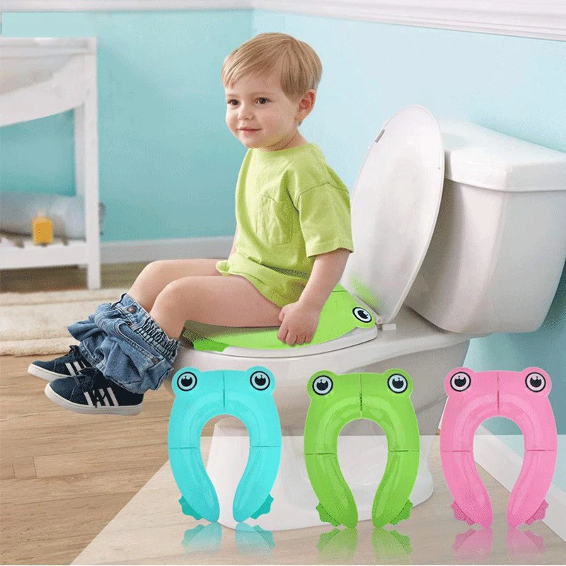 Orinal portátil de viaje para niños con asiento plegable - imagen 2