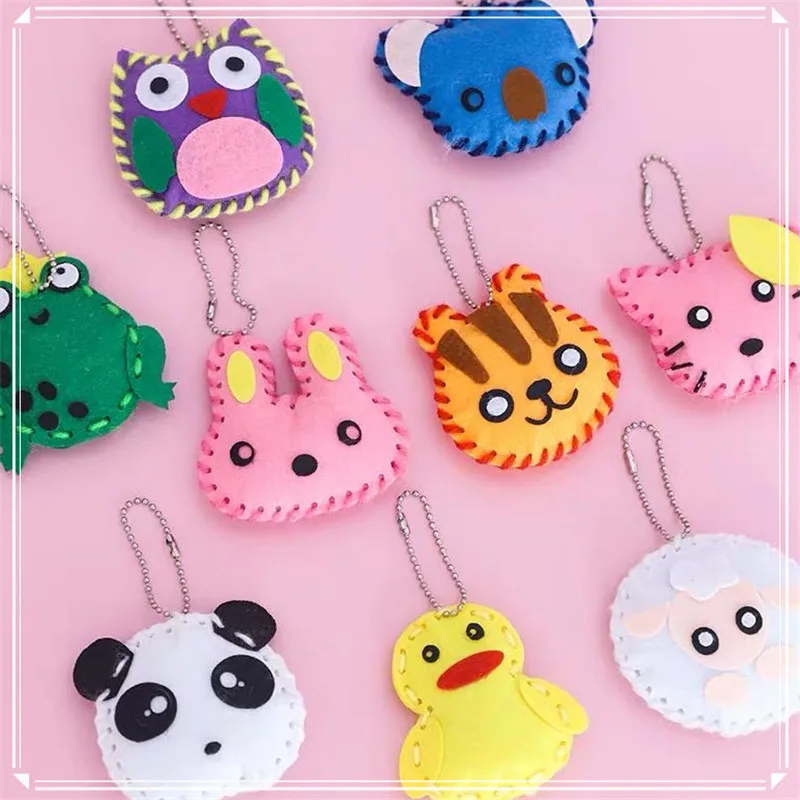 Kits de manualidades con animales de tela para niños – Regalos creativos - imagen 5