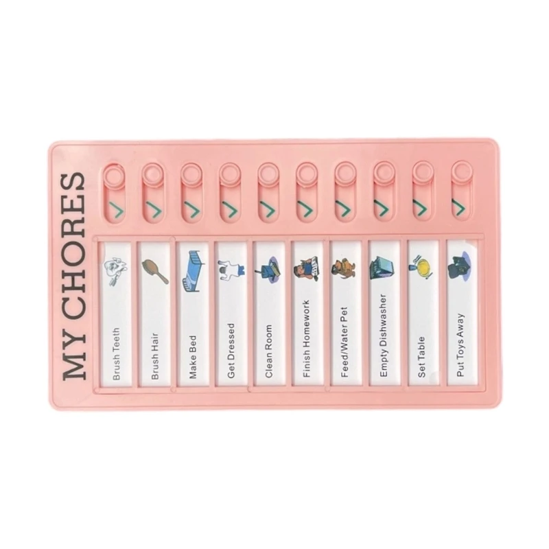 Tablero de tareas diarias近距离