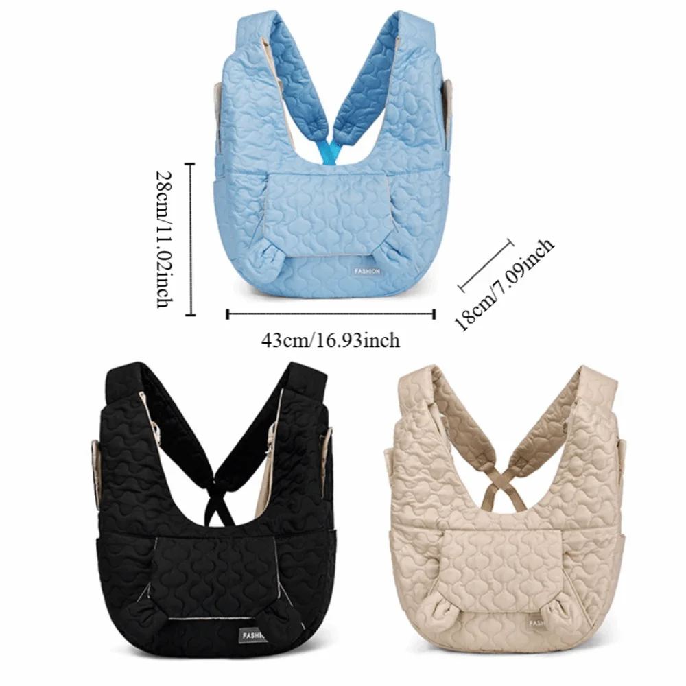 Mochila para perro con diseño manos libres