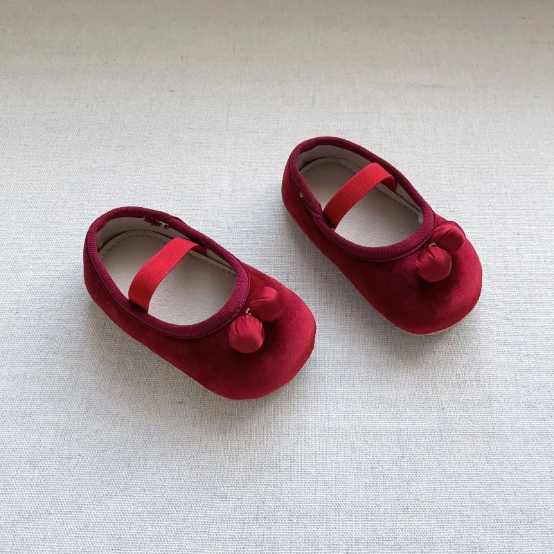 Zapatos de princesa en piel para primeros pasos bebé - imagen 3