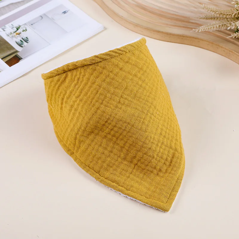 Babero triangular de algodón para bebé – Suave cómodo y absorbente - imagen 3
