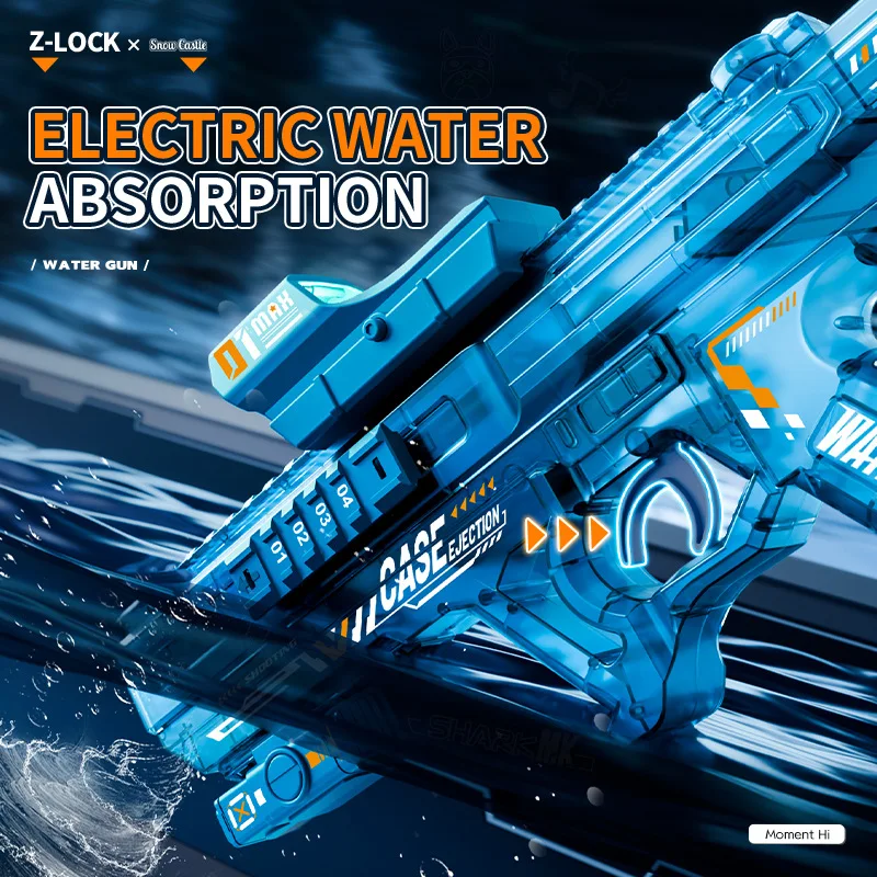 Pistola de agua eléctrica con llama y succión automática potente - imagen 4