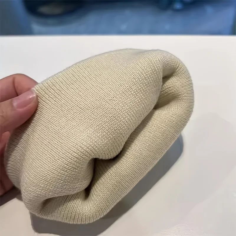 Gorro de bebé de invierno en algodón suave elástico, recién nacido - imagen 4