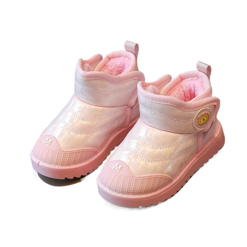Botas de invierno para niño con suela antideslizante y fondo plano - imagen 2