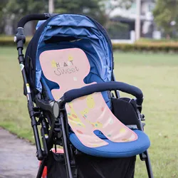 Colchoneta fresca de seda helada para cochecito bebé