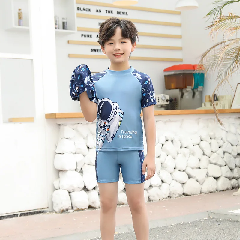 Traje de baño infantil secado rápido unisex, cómodo - imagen 4