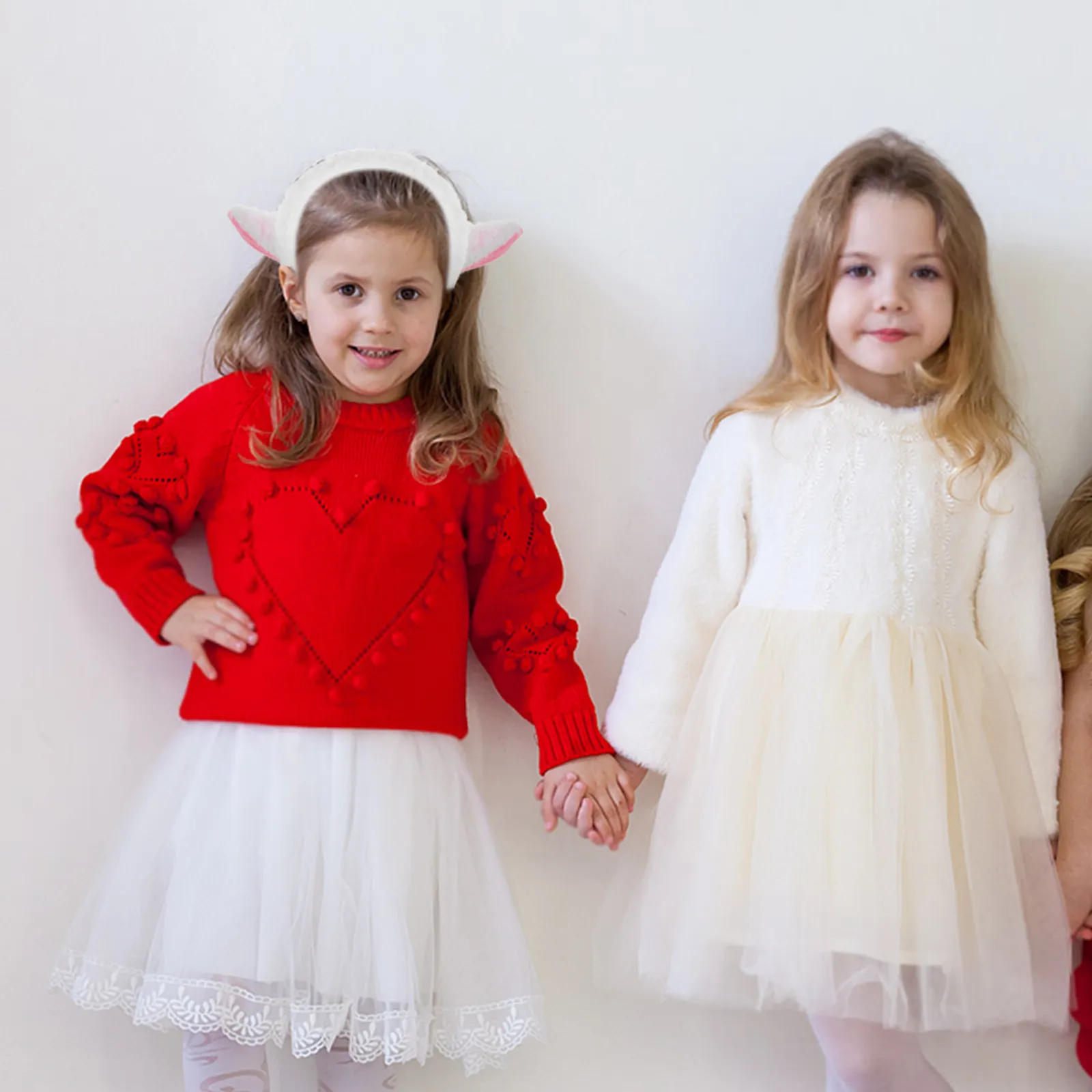 Diadema de orejas de cordero suave para disfraz infantil de fiesta - imagen 3