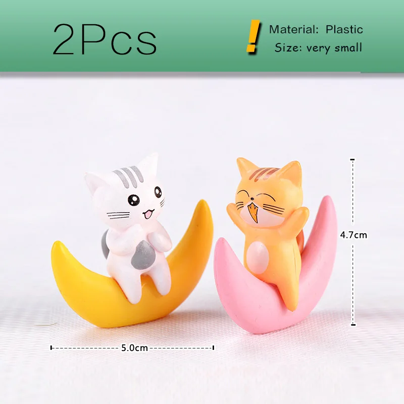 Figurita de animales para jardín – Adorno DIY conejo y gato - imagen 2
