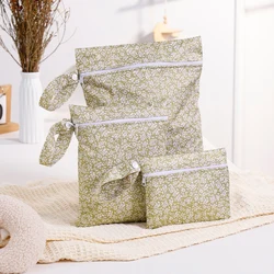 Bolsa seca y húmeda impermeable para pañales – tela reciclada