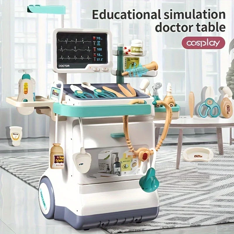 Maletín de médico infantil con sonidos realistas y accesorios - imagen 3