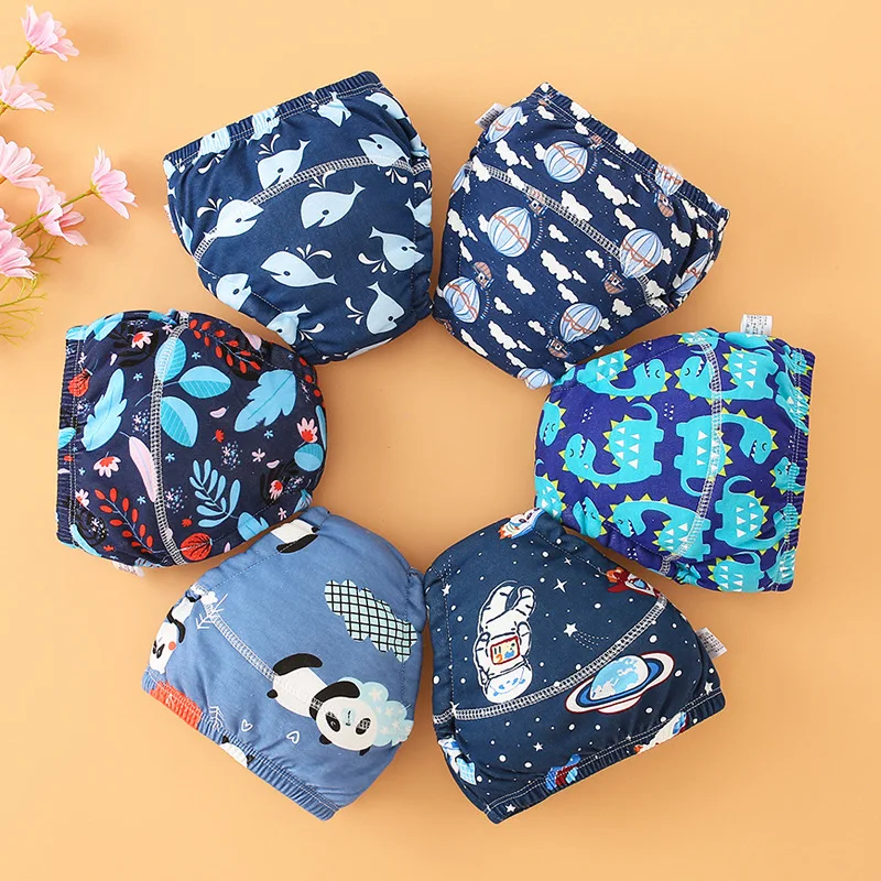Pañales de tela reutilizables con estampado para bebé para niño y niña - imagen 4