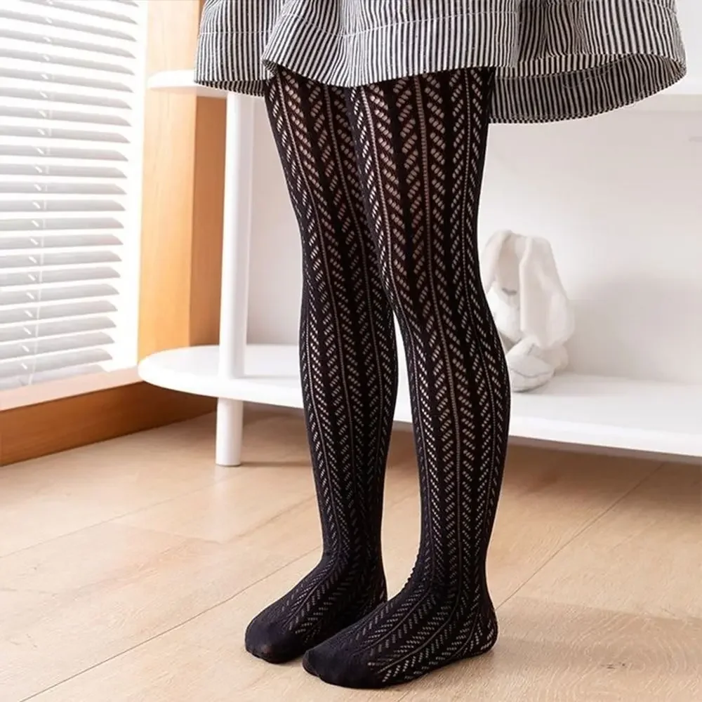 Medias finas de algodón transpirables para niñas de verano - imagen 2