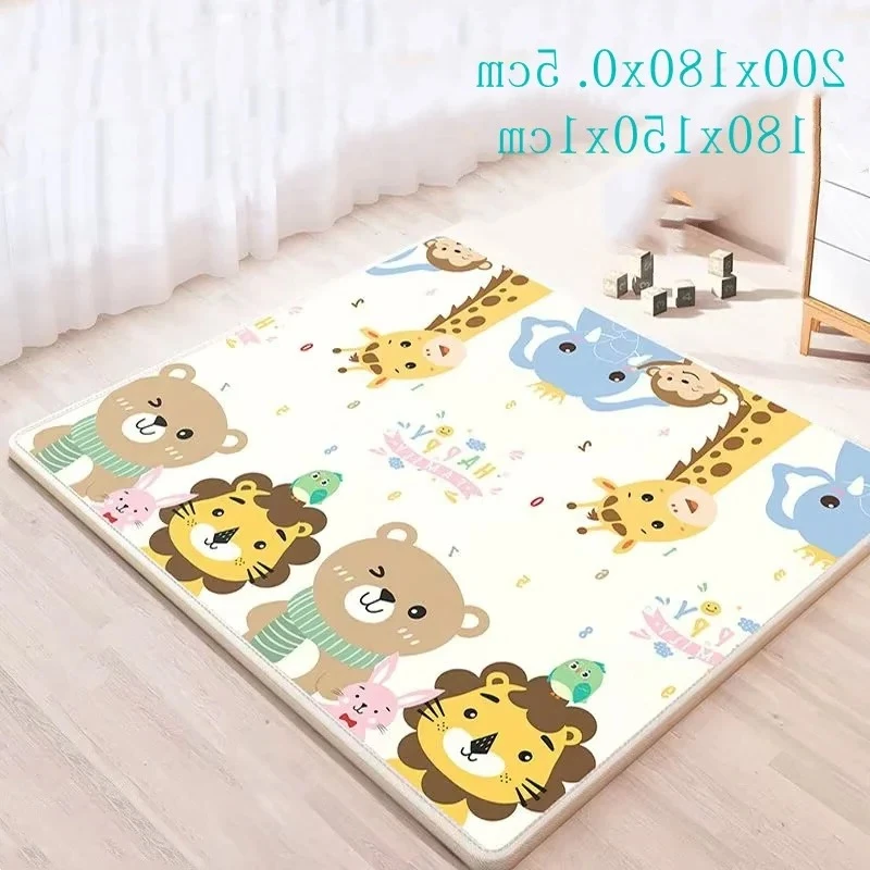 Alfombra de juego para bebés gruesa no tóxica plegable antideslizante - imagen 4