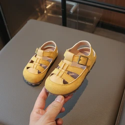 Sandalias antideslizantes de verano para bebés y niños, suela blanda