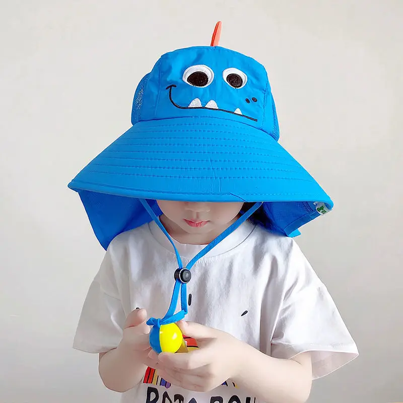Sombrero solar plegable para niños con ala amplia - Gorro UV playa - imagen 3