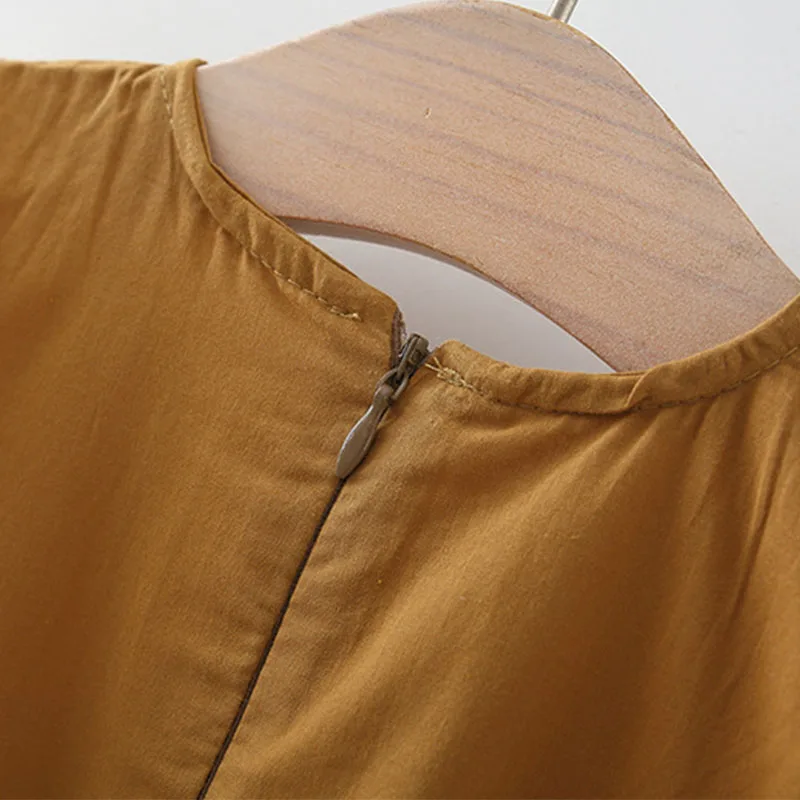 Vestido de verano de algodón sin mangas estilo coreano para niña - imagen 3