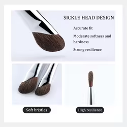 vvocci Brocha de maquillaje facial suave para contorno y rubor