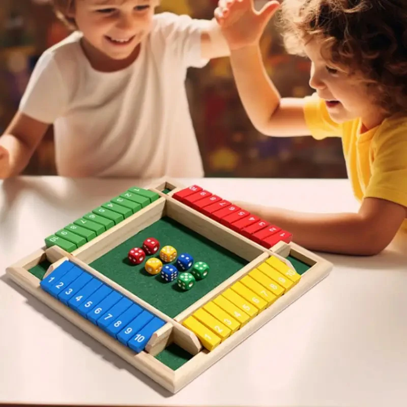 Juego cerrado de dados en madera para niños - imagen 5