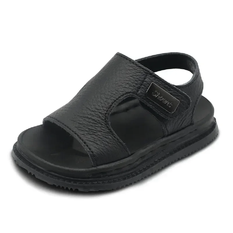 Sandalias infantiles antideslizantes de punta abierta con suela blanda - imagen 3