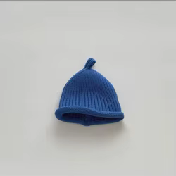 Gorro de punto para bebé estilo coreano - Invierno cálido, liso