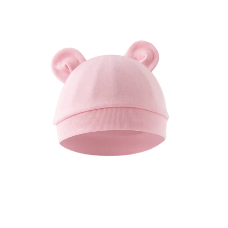 Gorro de algodón para bebé recién nacido – suave y liso unisex - imagen 3
