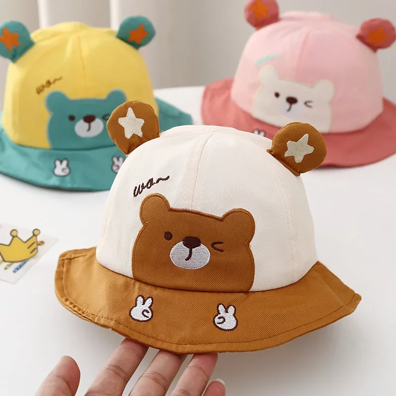 Gorra marinera para bebé con oso y rana – Verano - imagen 3