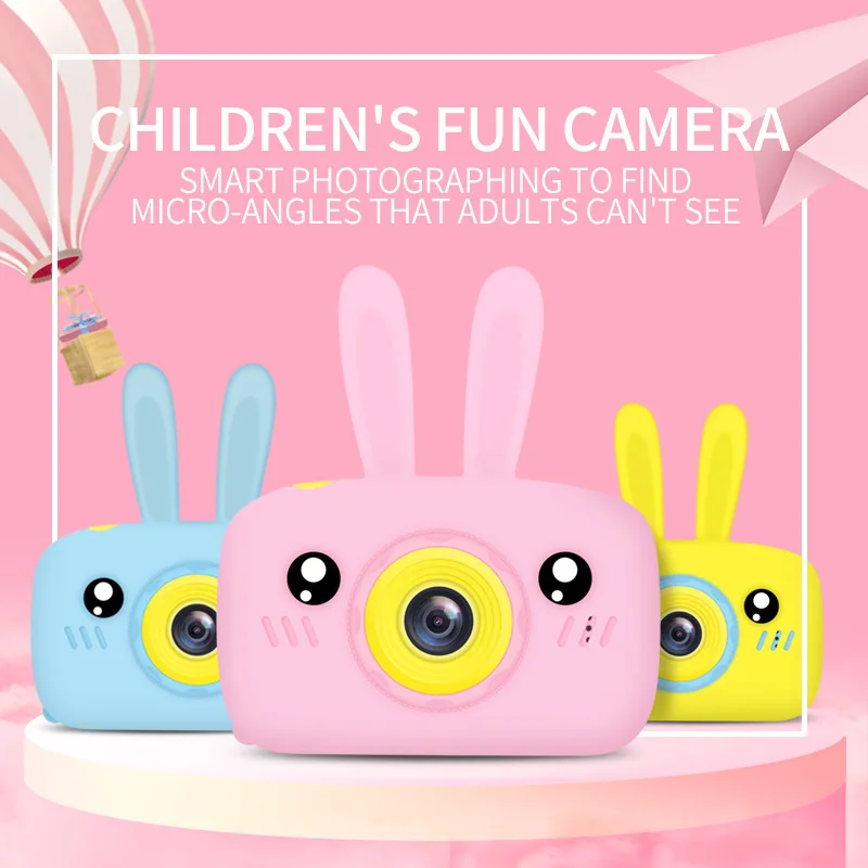 Mini cámara de conejo para niños – Pantalla HD educativa portátil - imagen 5