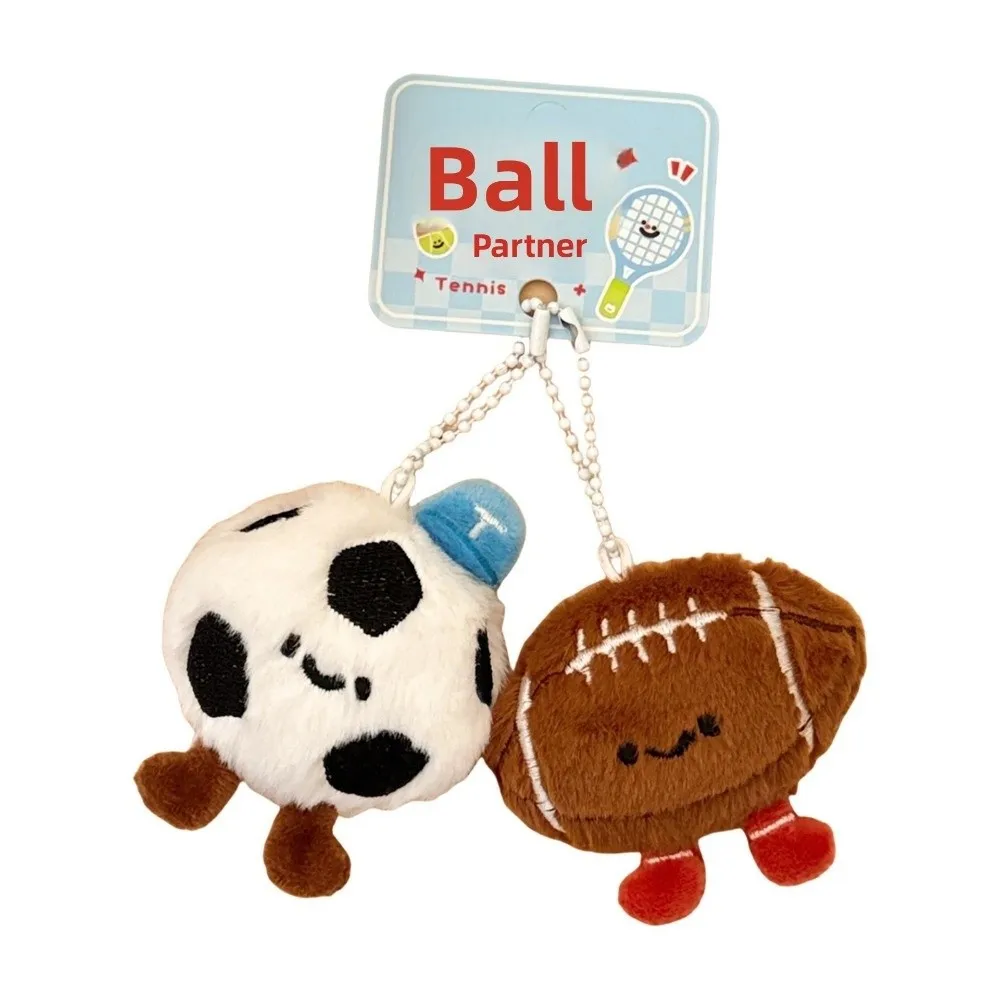 Llavero colgante con raqueta de dibujos animados para bolso - imagen 3