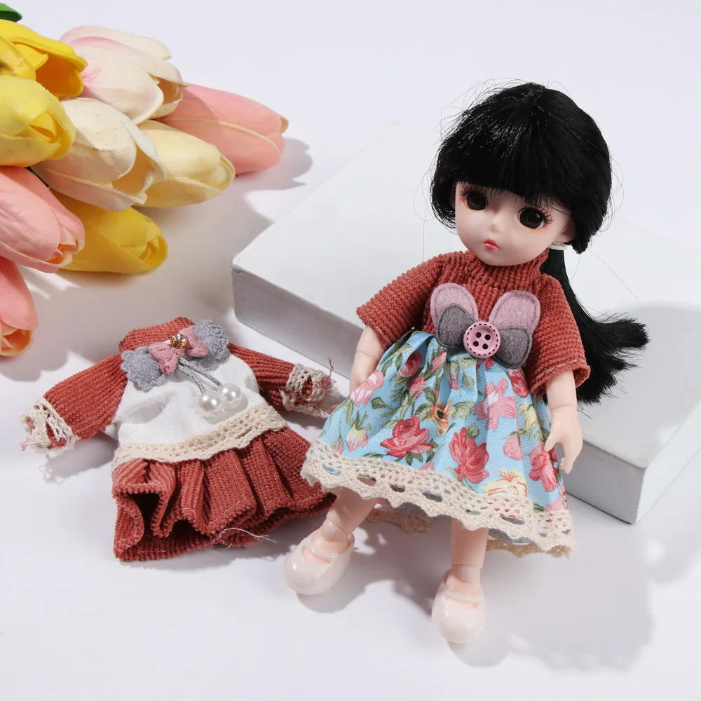 Conjunto ropa muñeca BJD 1/8 – Vestido princesa y accesorios - imagen 2