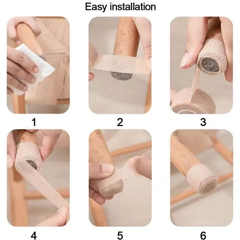 Calcetines antideslizantes para patas de silla – Protectores silenciosos - imagen 2