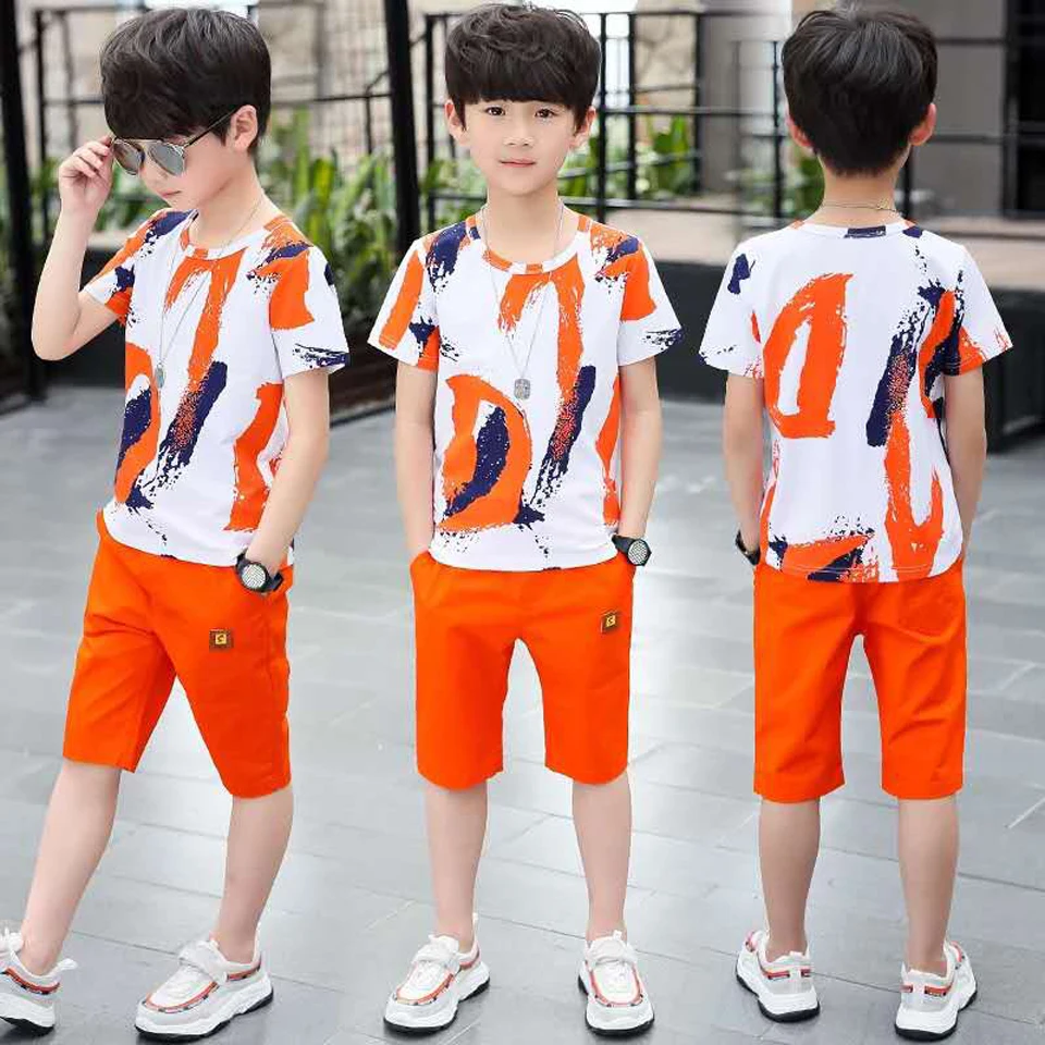 Conjunto veraniego de algodón para niño: camisa y pantalón corto - imagen 4