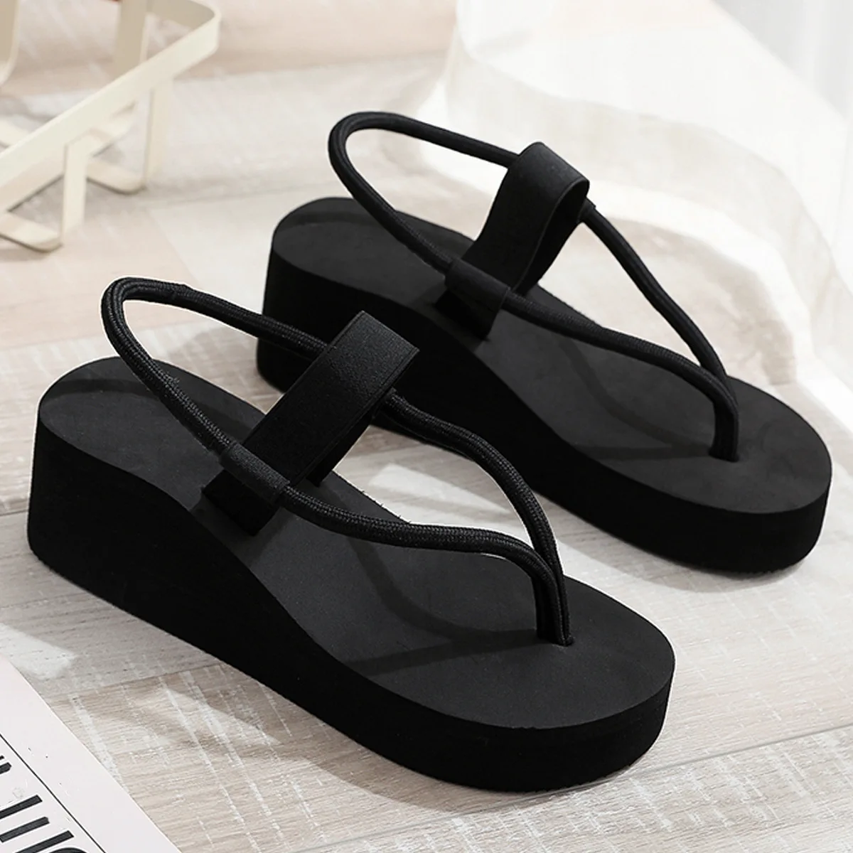 Sandalias de cuña de verano para niñas con suela EVA ligera - imagen 2