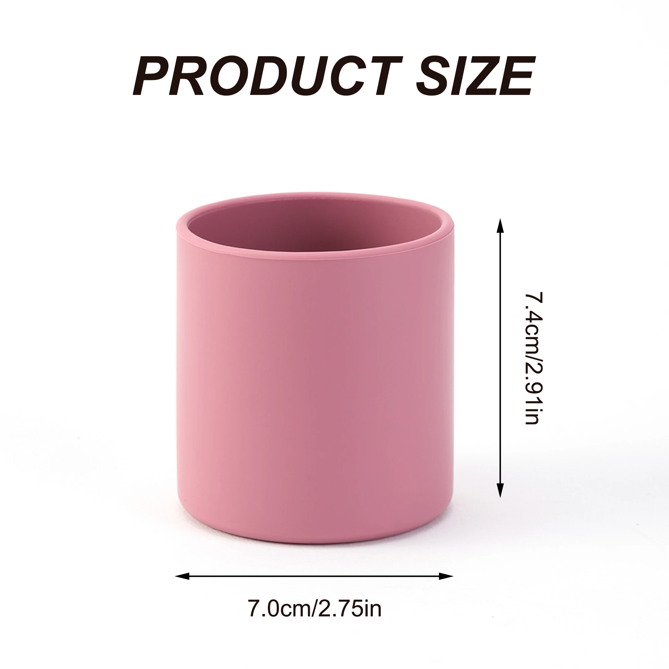 Taza de entrenamiento en silicona sin BPA para autoalimentación - imagen 2