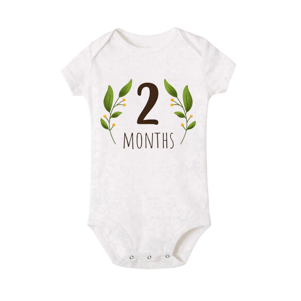 Pijama pelele de bebé con estampado animal para fotos de meses - imagen 3