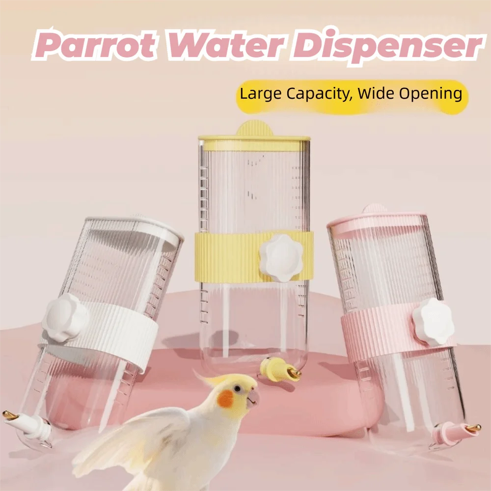 Bebedero de pared para pájaros sin goteo con grifo - imagen 4