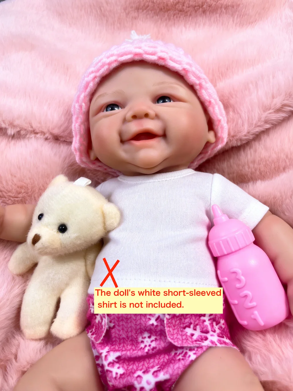 Vivienne Muñeca Reborn de silicona realista – Cuerpo lavable - imagen 3
