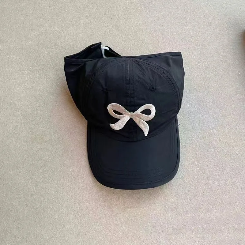 Gorra de béisbol para niños con lazo bordado de verano - imagen 3