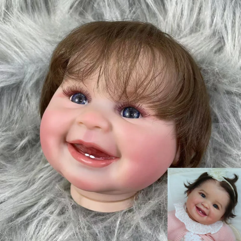 Juliana kit de muñeca reborn pintada con cuerpo de tela - imagen 4