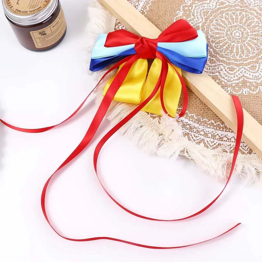 Pinzas para el cabello con lazo princesa – horquillas niñas - imagen 4